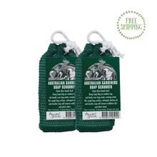 Load image into Gallery viewer, Australian Gardener's Soap Scrubber x 2