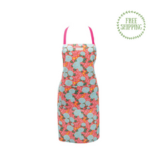 Load image into Gallery viewer, Apron - Peony Design