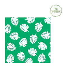 Load image into Gallery viewer, Beach Throw - Monstera Design