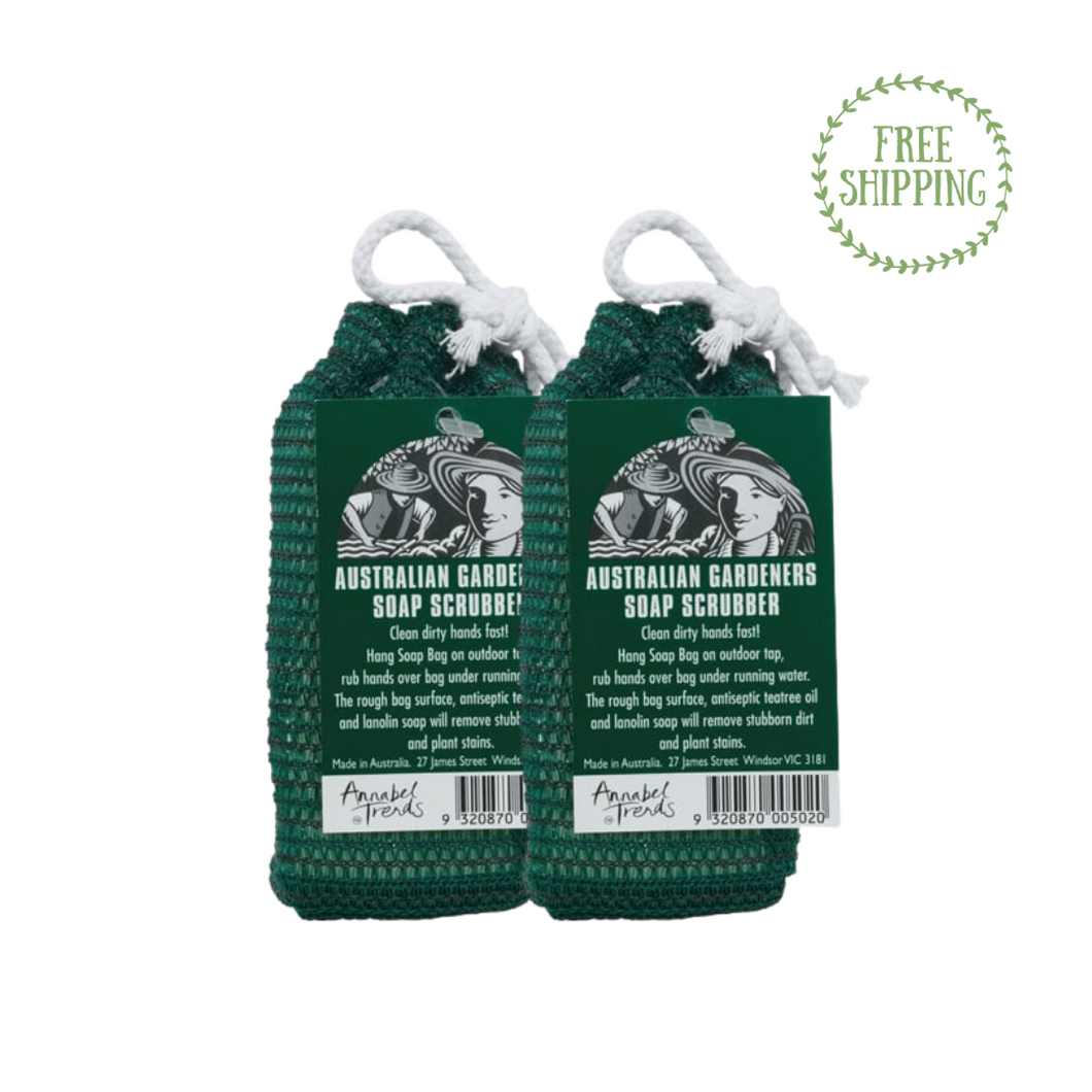 Australian Gardener's Soap Scrubber x 2