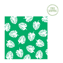 Load image into Gallery viewer, Beach Throw - Monstera Design
